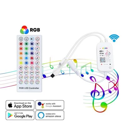 Μουσικής Ip65 APP κατ' οίκον οδηγημένες ελαφριές Rgb 5050 εξαρτήσεις Λουξεμβούργο λουρίδων εύκαμπτες αδιάβροχες