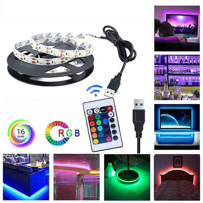 RGB 5V στεγανοποιούν την οδηγημένη φως TV Backlight 5050 μουσικής των έξυπνων οδηγήσεων αλλαγή χρώματος USB