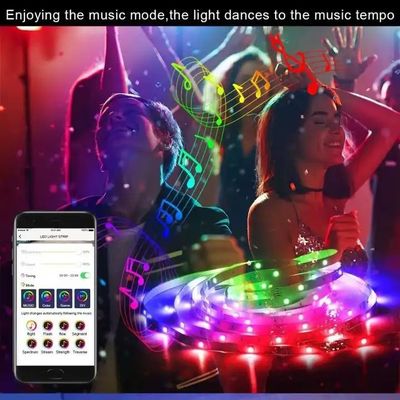 RGB 5V στεγανοποιούν την οδηγημένη φως TV Backlight 5050 μουσικής των έξυπνων οδηγήσεων αλλαγή χρώματος USB