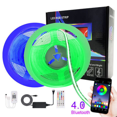 Έξυπνο Rgb Rgb φως σπαδίκων ελεγκτών συγχρονισμού μουσικής Bluetooth APP λουρίδων μουσικής αντιδραστικό οδηγημένο
