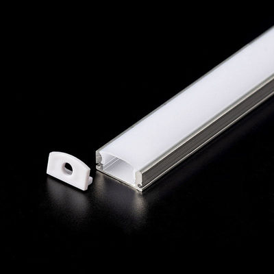 8mm των άσπρων οδηγήσεων αλουμινίου σχεδιαγράμματος τετραγωνική κάλυψη PC σχεδιαγράμματος ελαφριά γραμμική