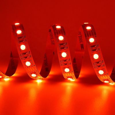 24V SMD 5050 οδηγημένη Rgbw λουρίδα 4 φω'τα 1 στα θερμά άσπρα ελαφριά 5m αδιάβροχα λουρίδας για υπαίθριο