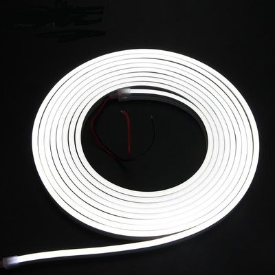 Εύκαμπτο οδηγημένο συνεχές ρεύμα 12V 24V 6 X 12mm λουρίδων σιλικόνης νέου υπαίθριο αδιάβροχο σημάδι νέου