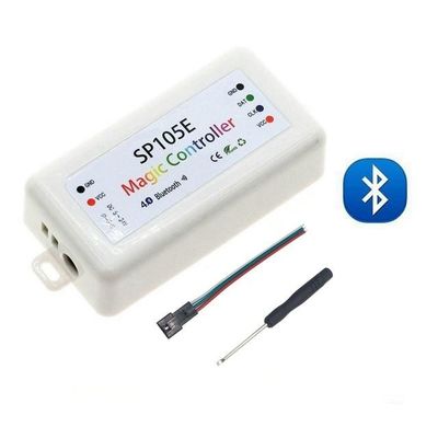 Rgb 5v στο μαγικό σπίτι Dmx 24V Sp105e οδήγησε τον ελεγκτή για το φως Ws2812 Ws2813