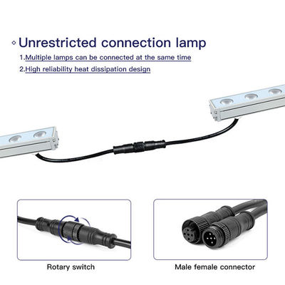 DMX των οδηγήσεων DC24V IP65 24W που ανάβει τα RGB φω'τα Χριστουγέννων RGBW προγραμματίσημα Rgb