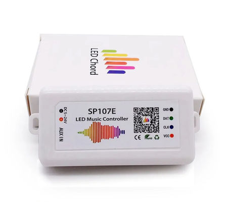 APP Bluetooth Rgb οδηγημένος ελεγκτής μουσικής για την ελαφριά λουρίδα WS2812B WS2811 SP107E εικονοκυττάρου