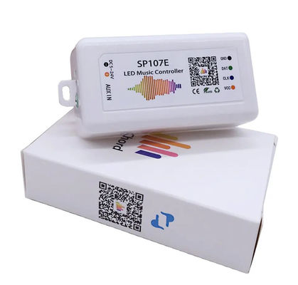 APP Bluetooth Rgb οδηγημένος ελεγκτής μουσικής για την ελαφριά λουρίδα WS2812B WS2811 SP107E εικονοκυττάρου