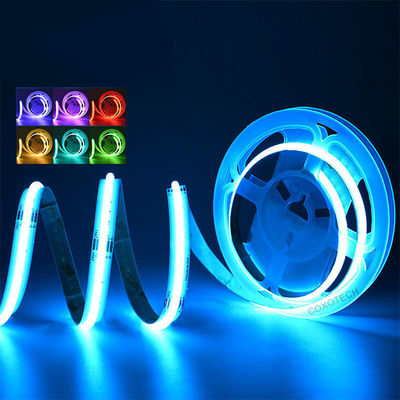 Με μπαταρίες Rgb οδηγημένη λουρίδα 10MM CE λουρίδων των RGB οδηγήσεων ΣΠΑΔΙΚΩΝ αδιάβροχων εύκαμπτη