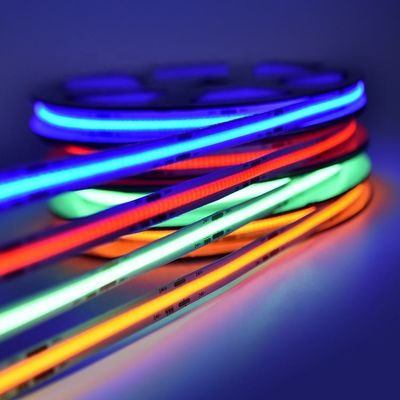 εύκαμπτη σιλικόνη σπαδίκων λουρίδων των Rgb Rgbw έξυπνων οδηγήσεων 24v 12v 5v Rgbcw προσπελάσιμη