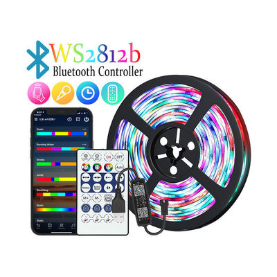 APP Wifi 5V φω'τα 5050 SMD λουρίδων των έξυπνων οδηγήσεων RGB για το κόμμα διακοπών τηλεχειριζόμενο
