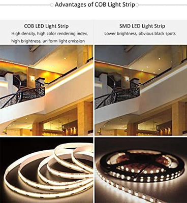 2023 εύκαμπτο φως ταινιών λουρίδων 480leds 2700K 3000K 4000K 6000K Dotless των οδηγήσεων ΣΠΑΔΙΚΩΝ