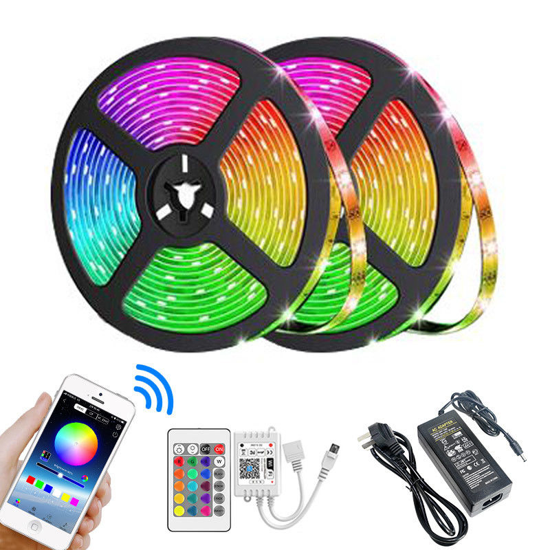 Έξυπνο CRESTIN 16.4ft RGB μουσικής φω'τα WiFi APP λουρίδων συγχρονισμού εύκαμπτα Rgb οδηγημένα