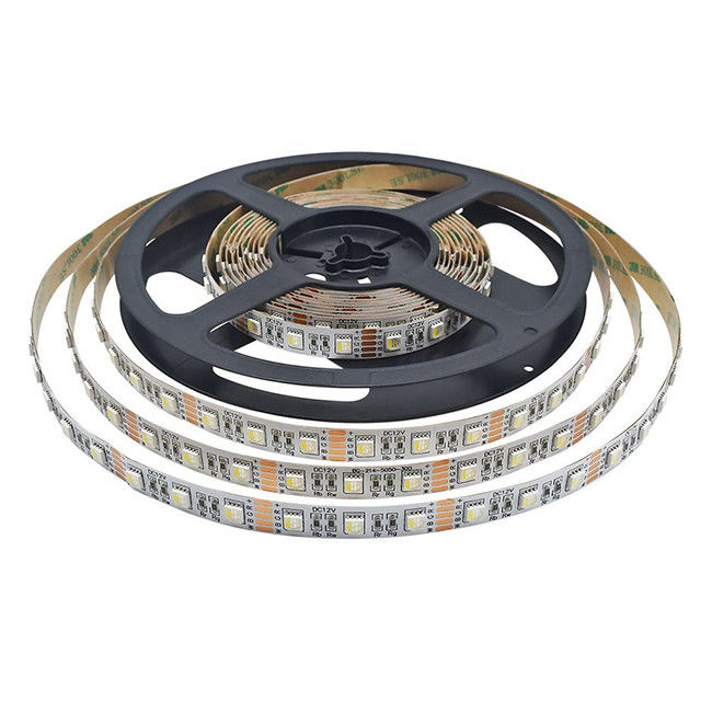 24V SMD 5050 οδηγημένη Rgbw λουρίδα 4 φω'τα 1 στα θερμά άσπρα ελαφριά 5m αδιάβροχα λουρίδας για υπαίθριο