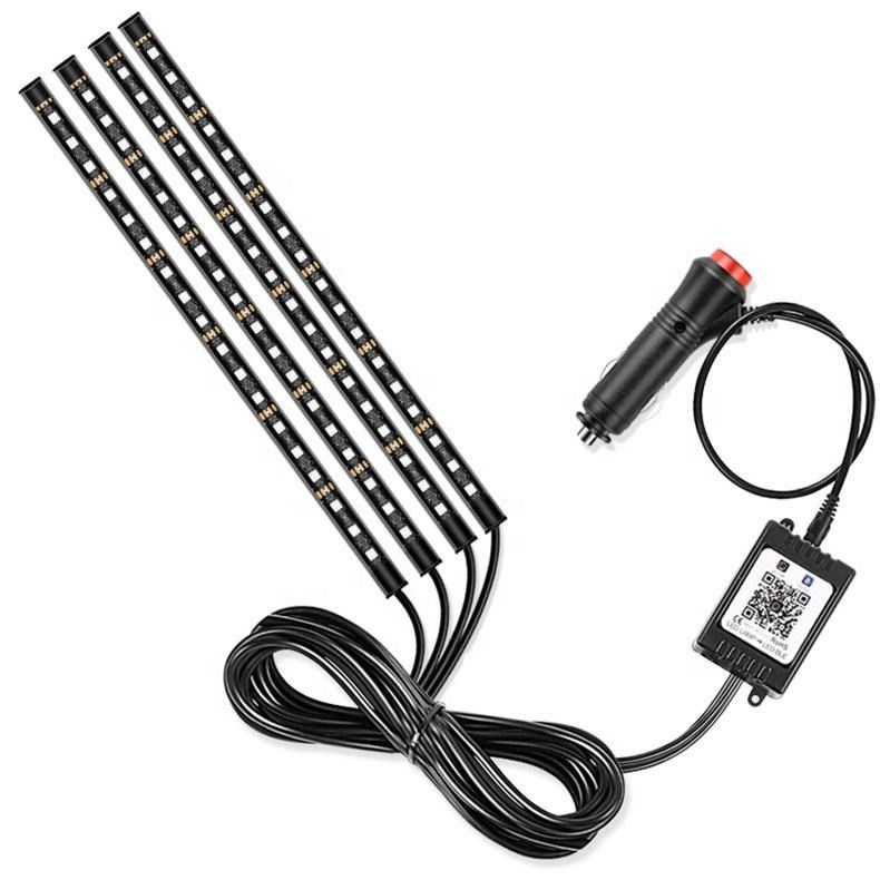 SMD 5050 των RGB τροποποιημένο αυτοκινήτων φω'των οδηγήσεων λαμπτήρων φως ατμόσφαιρας διακοσμήσεων αυτοκινήτων εσωτερικό
