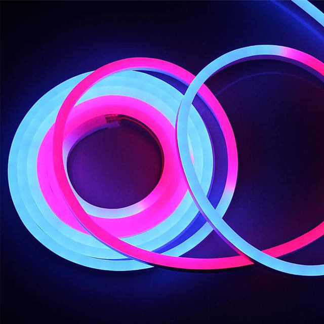 Οδηγημένο ψηφιακό νέο Sign24V RGB SMD5050 60leds/M υπαίθρια τοποθετημένα τοίχος οδηγημένα φω'τα IP67