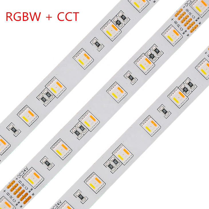 Rgbww 5 σε 1 Smd 5050 Rgb οδηγημένο Rgb ΚΔ προσπελάσιμα 120 Led/M 12v 24v