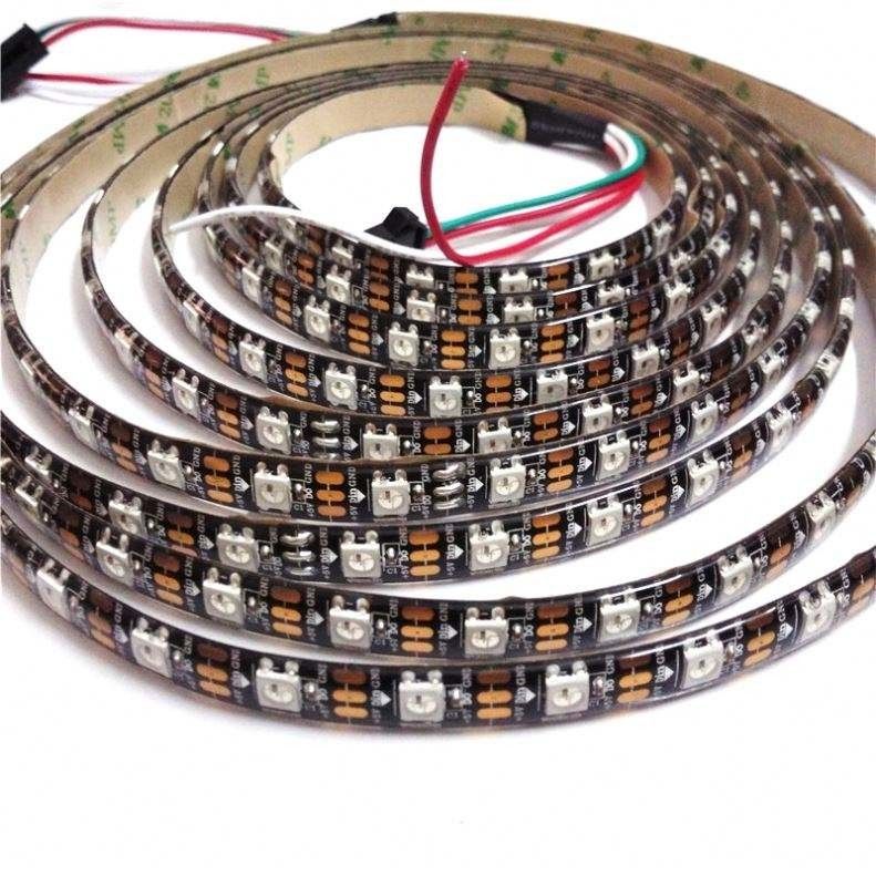 Αδιάβροχο Dmx 5050 των έξυπνων οδηγήσεων ψηφιακό 12v διάθεσης ελαφρύ προσπελάσιμο RGB εικονοκύτταρο WS2812 λουρίδων